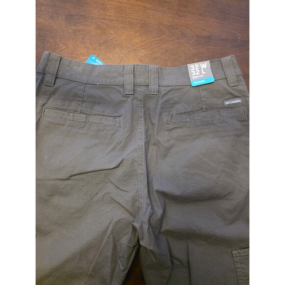 Columbia Pant Mens 32x32 Beige Chino Flex Roc Regular Stretch Omni-Shade UPF NWT - Picture 3 of 4